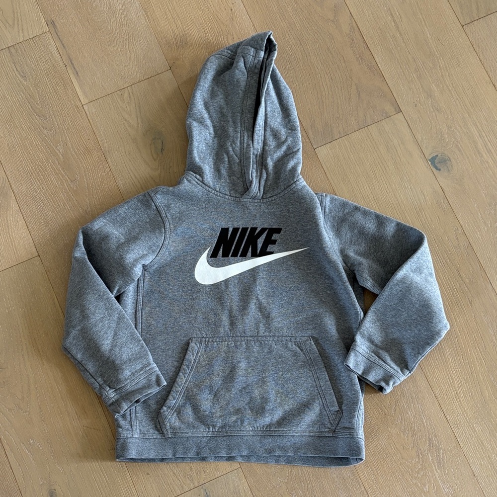 Nike Kids Charcoal Gray Hoodie